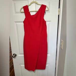 Coral/Red Asymmetrical dress